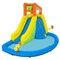 H2OGO! Mega Water Park - Mount Splashblast - 14'3" x 9'5" x 8'9", Inflatable Outdoor Activity Splash Pool, Climbing Wall-Slide-Dump Bucket, Kids 5+